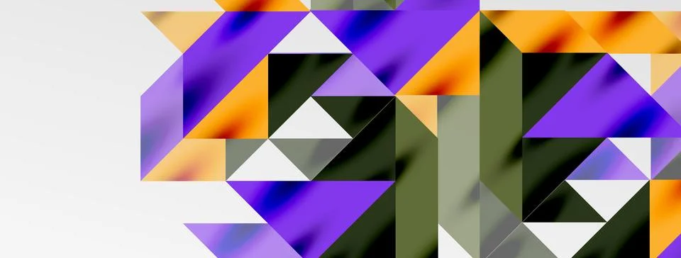 Tech minimal overlapping triangle shapes elements geometric graphic pattern イラスト素材