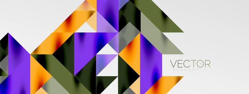 Tech minimal overlapping triangle shapes elements geometric graphic pattern 스톡 일러스트