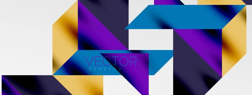 Tech minimal overlapping triangle shapes elements geometric graphic pattern 스톡 일러스트