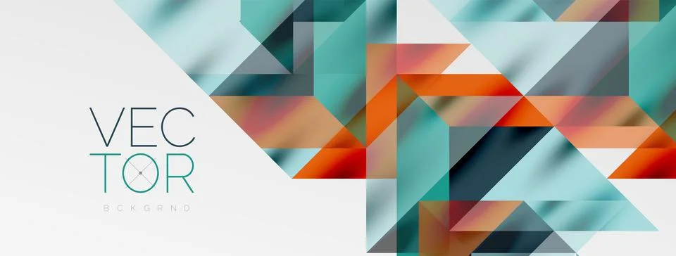 Tech minimal overlapping triangle shapes elements geometric graphic pattern イラスト素材