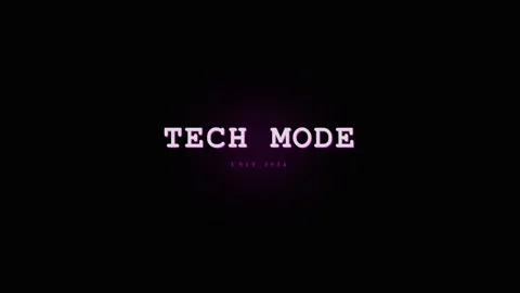 Tech Mode Glitch Effect Title Screen with Digital Noise and Purple Glow Stock Footage 331568385