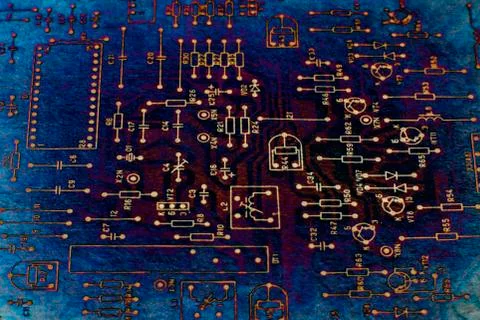 Tech like night sky Stock Photos