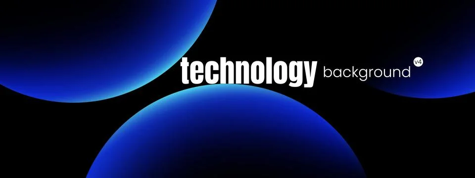 A tech object and red sphere with a geometric gradient for a global background Stock Illustration