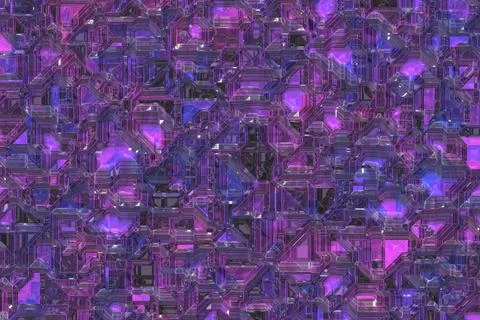 Tech optic pattern digital graphic background texture illustration Illustrazione stock