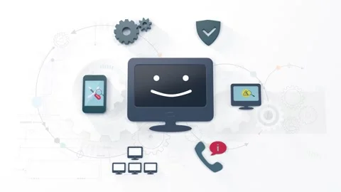 Tech PC Logo  After Effects	Stock