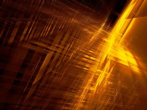 Tech perspective background - abstract 3d illustration with diagonal composition Stock Illustration