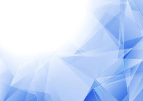 Tech polygonal blue white vector background Tech polygonal blue white abst... 스톡 사진