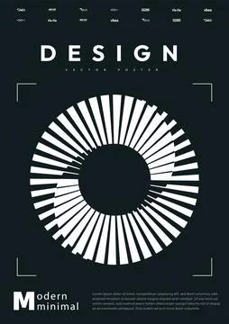 Tech poster vector concept Stock Illustration