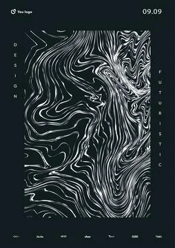 Tech poster vector concept Stock Illustration