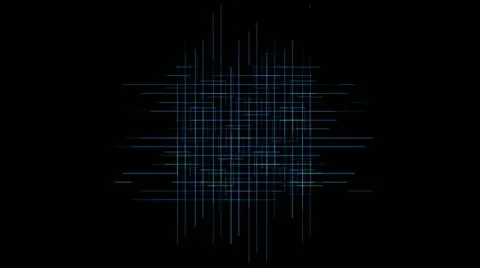 Tech power lines grid,virtual computer electric circuit. Stock Footage 11975574