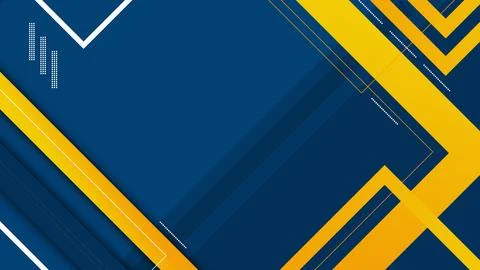 Tech presentation template, modern magazine flyer layout Stock Illustration