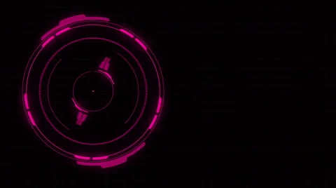 Tech Radar Timecode Counting Stock Footage 65229717