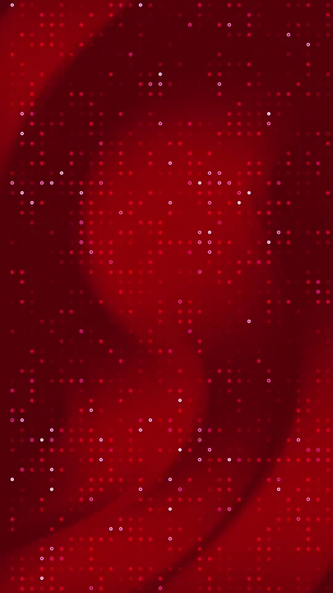 Tech Red Digital Technology Swirl Marble Seamless Loop Vertical Stock Footage 310347283