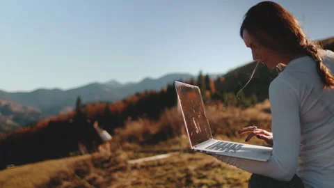 The tech-savvy explorer Stock Footage 271545719