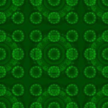 Tech seamless pattern Illustrazione stock