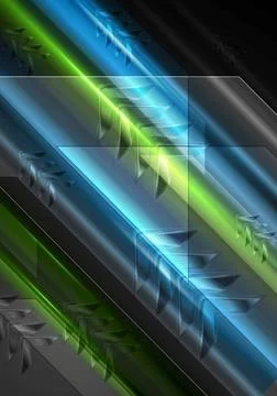 Tech shiny light background with arrows motion Tech shiny light background... 写真素材