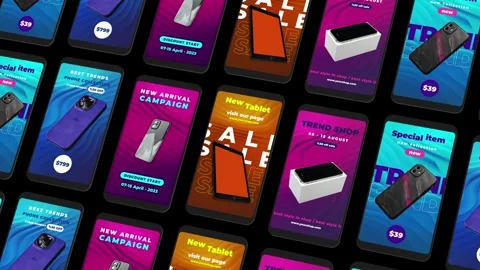 Tech Shopping Instagram Reels Stock After Effects