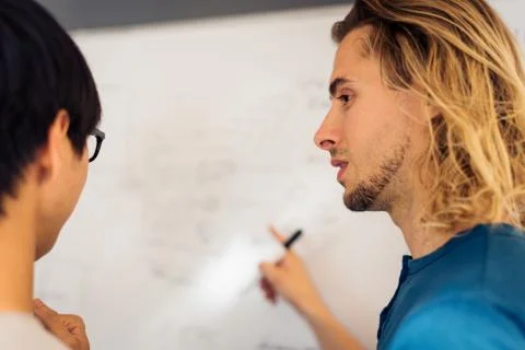 Tech Start-up Founders Working 写真素材