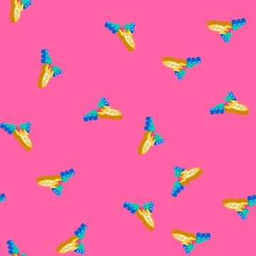 Tech startup enthusiast isometric icon seamless pattern イラスト素材