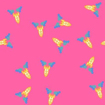 Tech startup enthusiast vector seamless pattern Stock Illustration