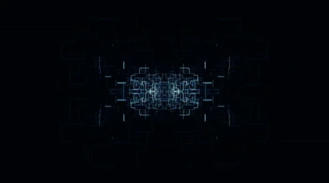 Tech style intro Stock Footage 61776798