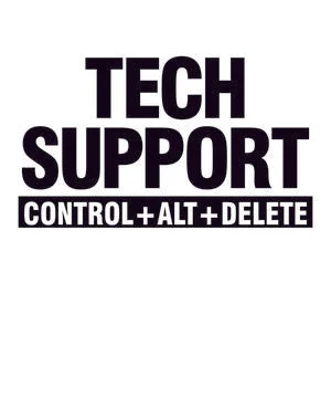 Tech Support control alt delete Stock Illustration