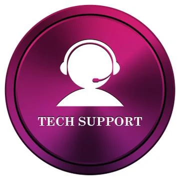 Tech support icon Stock Illustration