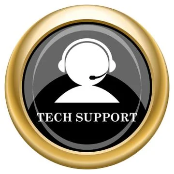 Tech support icon Stock Illustration