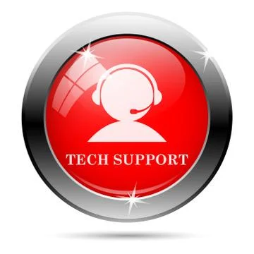 Tech support icon Stock Illustration