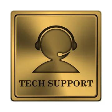 Tech support icon Illustrazione stock