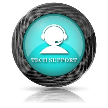 Tech support icon Stock Illustration