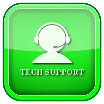Tech support icon Stock Illustration