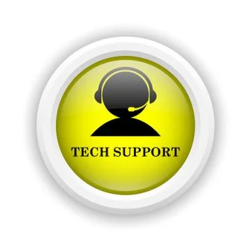 Tech support icon Stock Illustration
