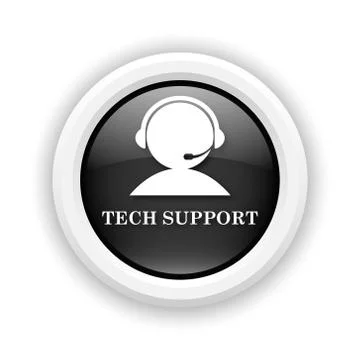 Tech support icon Illustrazione stock