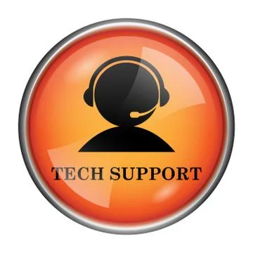 Tech support icon Stock Illustration