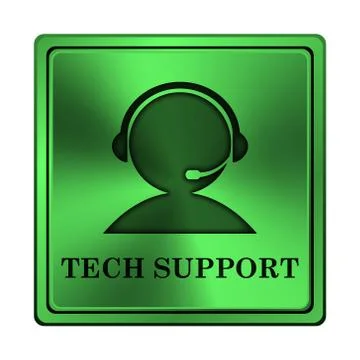 Tech support icon Stock Illustration