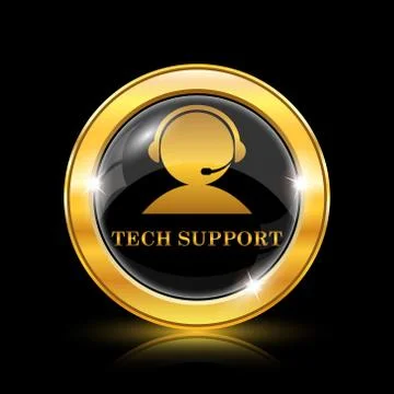 Tech support icon 스톡 일러스트