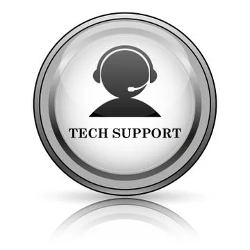Tech support icon Stock Illustration