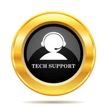 Tech support icon Stock Illustration