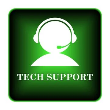 Tech support icon Stock Illustration