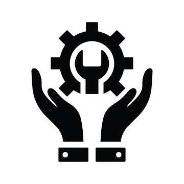 Tech Support icon. Stock Illustration