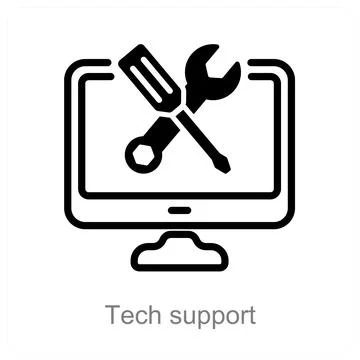 Tech support Stock Illustration
