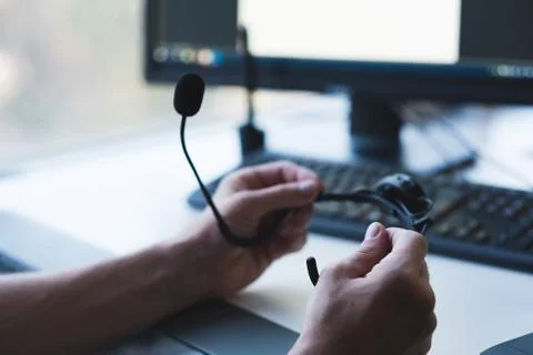 Tech support software engineer professional career Stock Photos