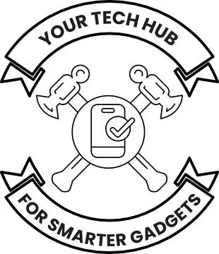 Tech symbol blends tools and gadgets 스톡 일러스트