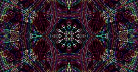 Tech Techo Lines Abstract Pattern Seamless Loop Stock Footage 155291302