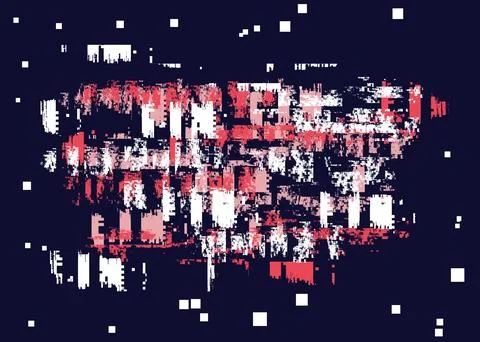 Tech texture with Neon strokes. Abstract Background Print Design Pattern with Stock Illustration