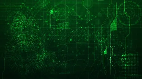 Tech theme abstraction Stock Footage 49634366