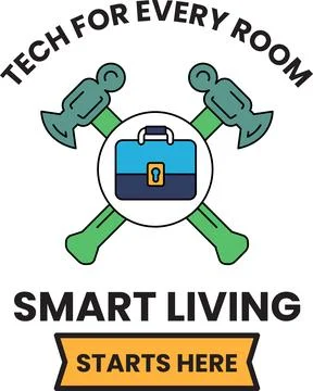 Tech tools ready for every room's needs 스톡 일러스트
