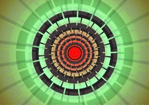 Tech vector background Stock Illustration