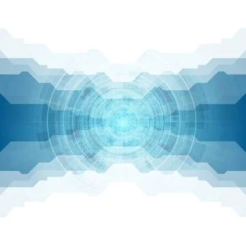 Tech vector blue abstract design Tech bright blue abstract design. Vector ... Stockfoto's